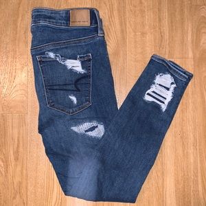 american eagle - ripped skinny jeans